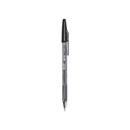 Pilot Pilot, BETTER STICK BALLPOINT PEN, MEDIUM 1MM, BLACK INK, SMOKE BARREL, DOZEN 35711